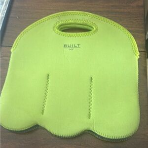 BUILT NY Lime Green Neoprene Tote / Bottle Bag